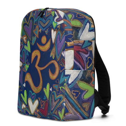 Minimalist Backpack "Ohm & Hearts