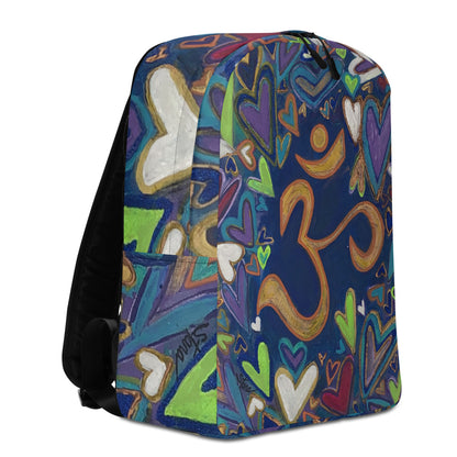 Minimalist Backpack "Ohm & Hearts