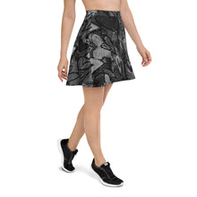 Load image into Gallery viewer, Skater Skirt &quot;Black and White Hearts &quot; Original Art by Stara Art / Artist Tara Sinclair
