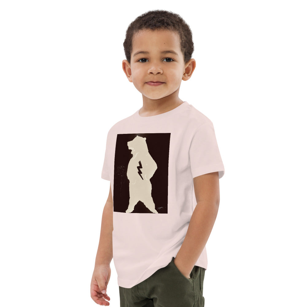 Organic cotton kids t-shirt "Papa Bear Rosie"