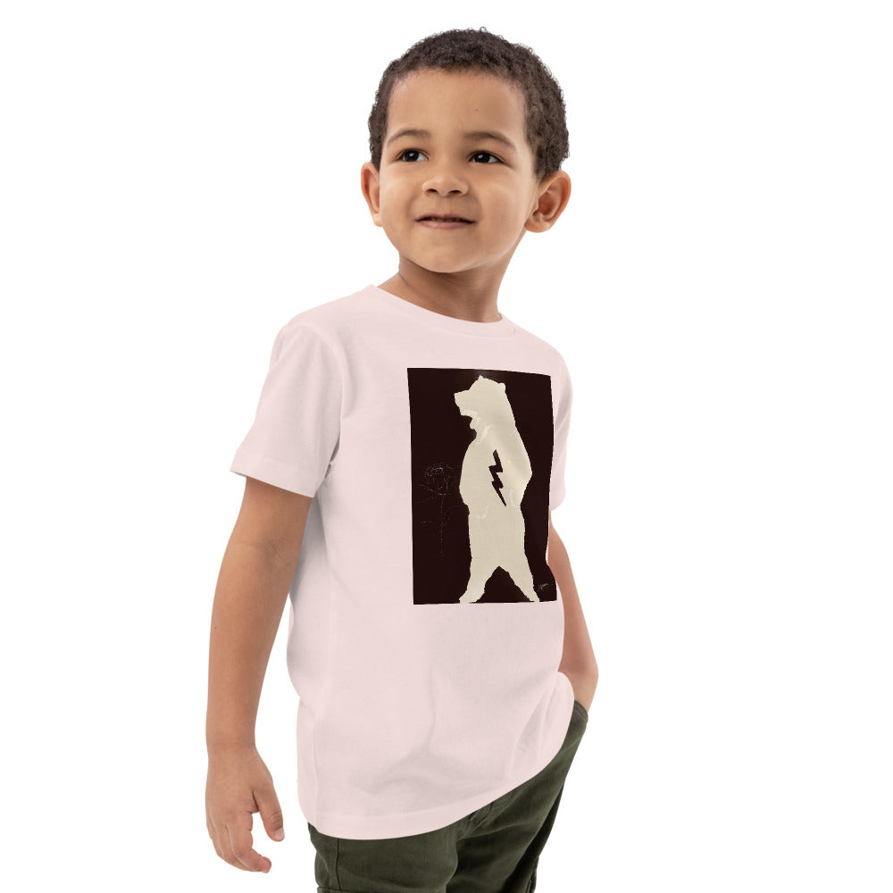 Organic cotton kids t-shirt "Papa Bear Rosie"