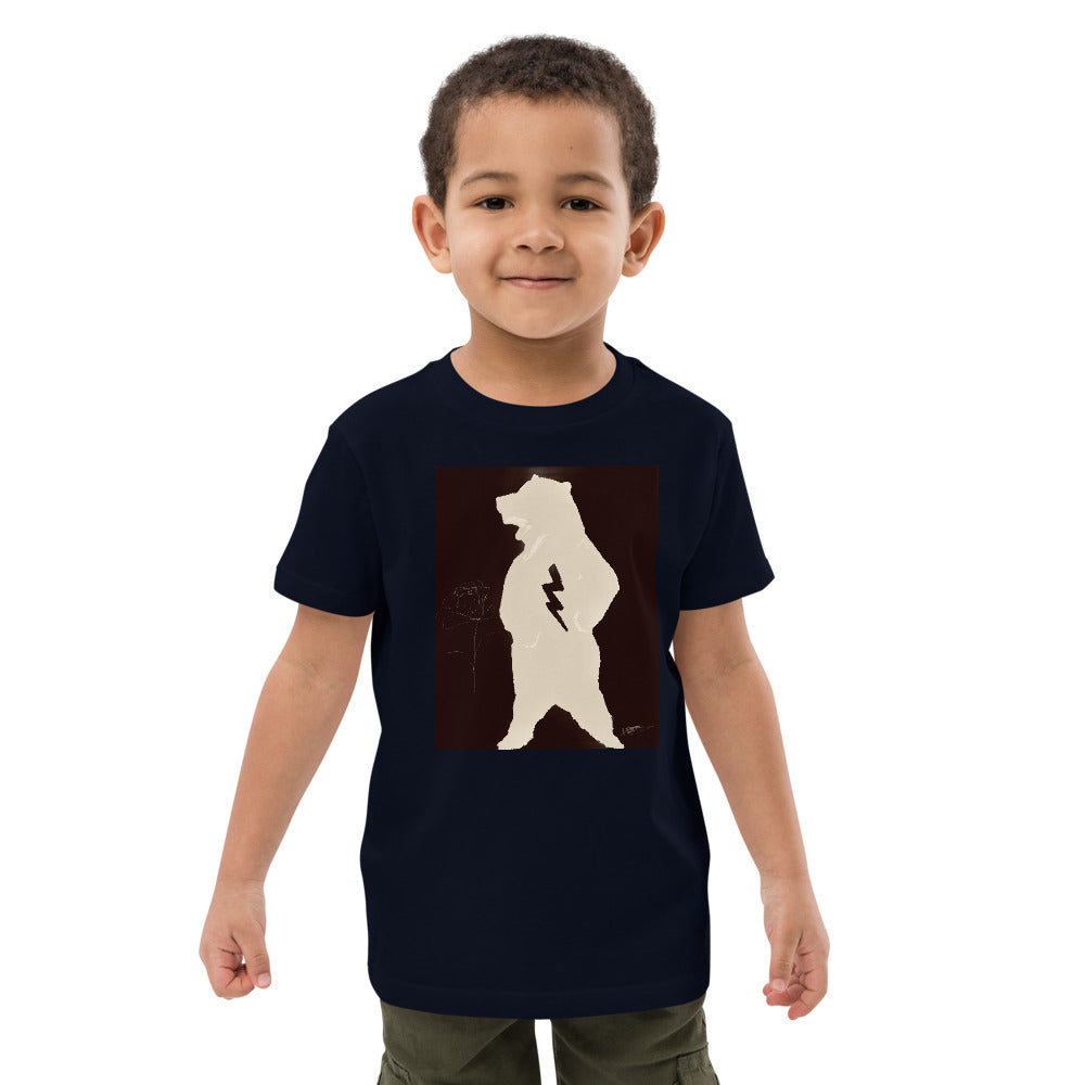 Organic cotton kids t-shirt "Papa Bear Rosie"