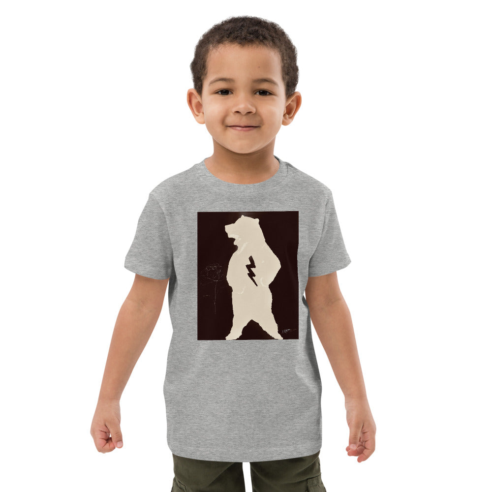 Organic cotton kids t-shirt "Papa Bear Rosie"