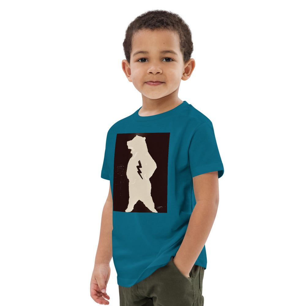 Organic cotton kids t-shirt "Papa Bear Rosie"