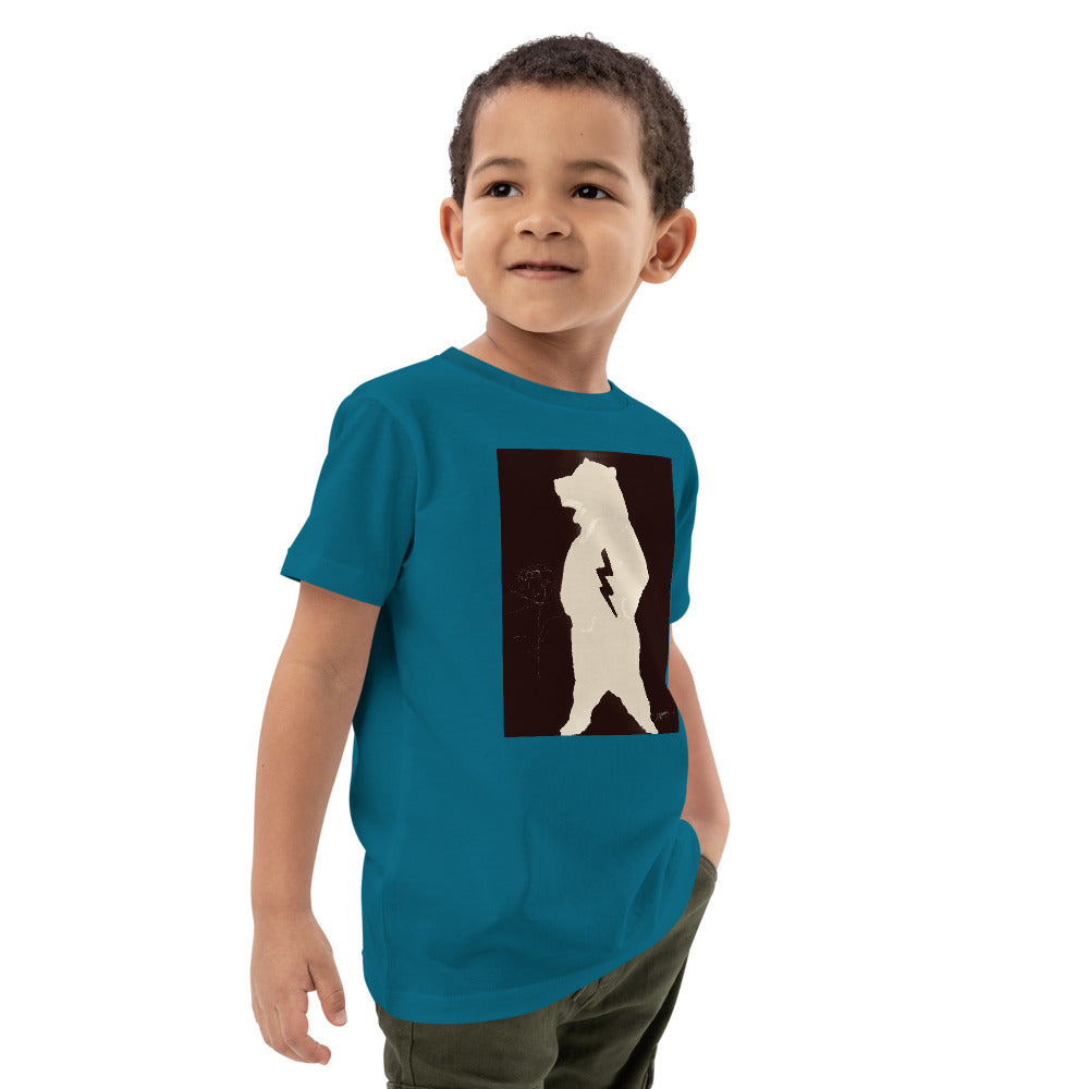 Organic cotton kids t-shirt "Papa Bear Rosie"