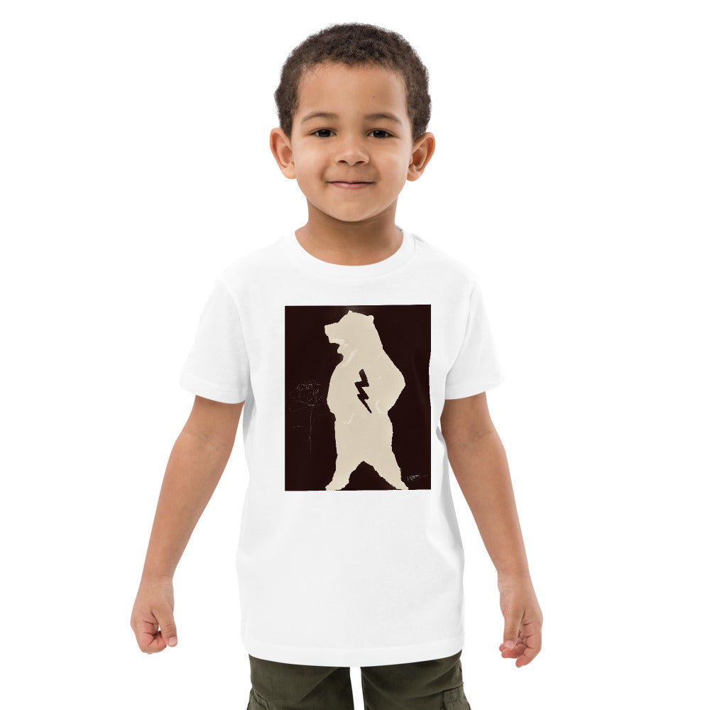 Organic cotton kids t-shirt "Papa Bear Rosie"