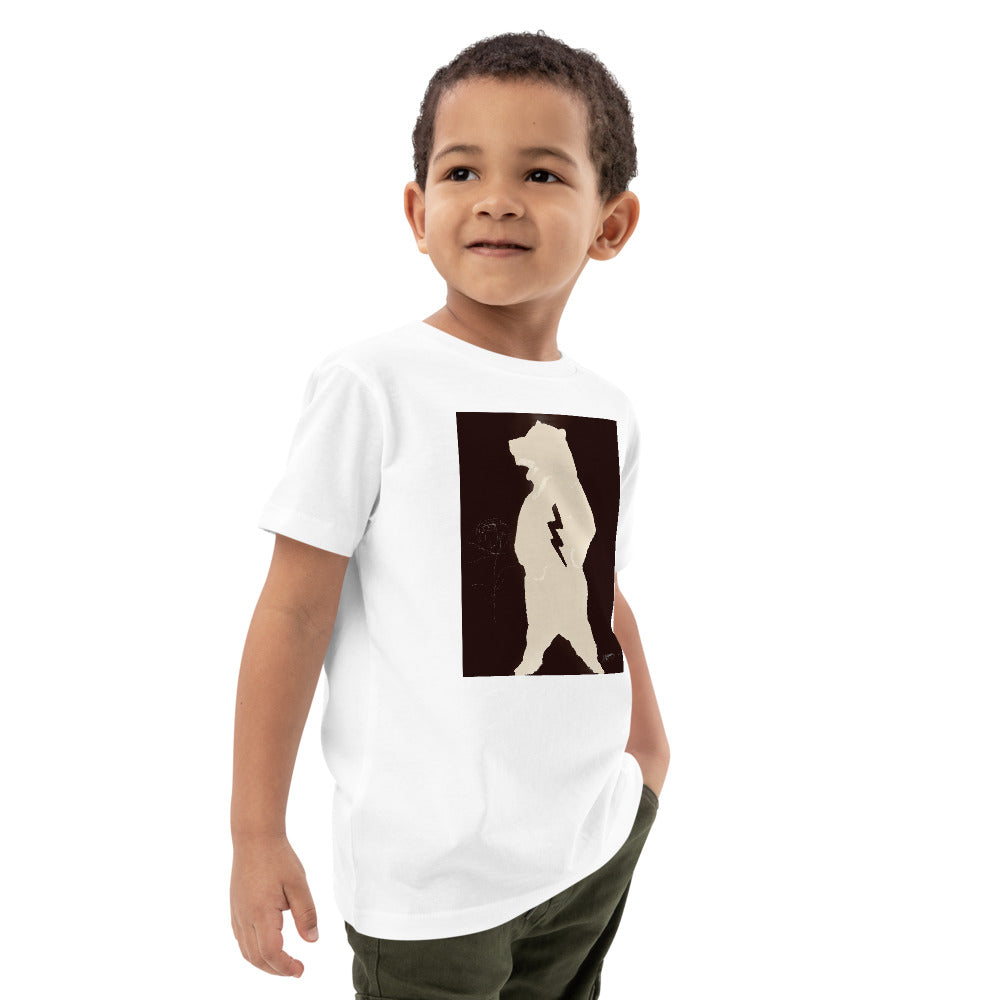 Organic cotton kids t-shirt "Papa Bear Rosie"