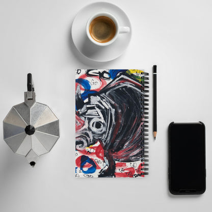 Spiral notebook Rhino Go W splash