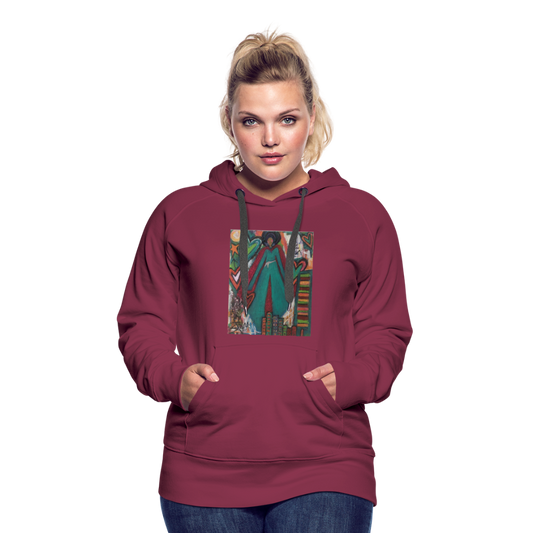 Women’s Premium Hoodie - burgundy