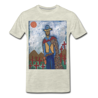 Men's Premium T-Shirt - heather oatmeal