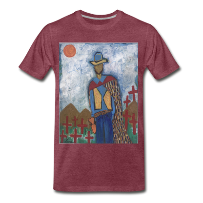 Men's Premium T-Shirt - heather burgundy