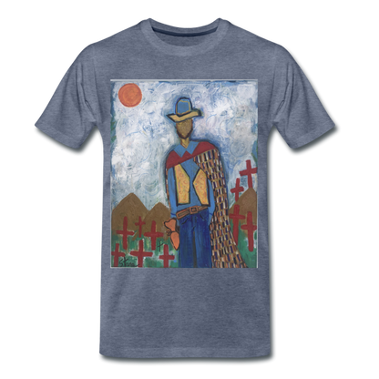 Men's Premium T-Shirt - heather blue