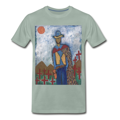 Men's Premium T-Shirt - steel green