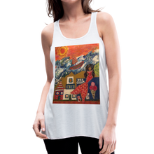Load image into Gallery viewer, Women&#39;s Flowy Tank Top by Bella - white
