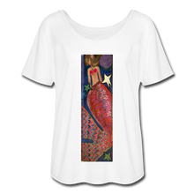Load image into Gallery viewer, Women’s Flowy T-Shirt - white
