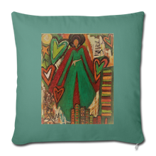 Load image into Gallery viewer, Throw Pillow Cover 18” x 18” - cypress green
