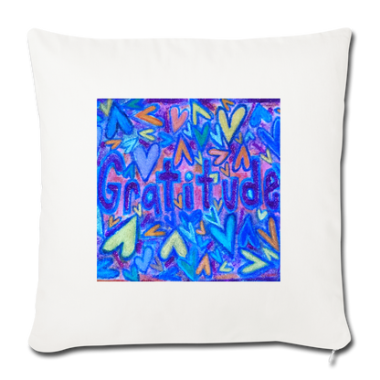 Throw Pillow Cover 18” x 18” - natural white