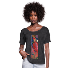 Load image into Gallery viewer, Women’s Flowy T-Shirt - charcoal gray
