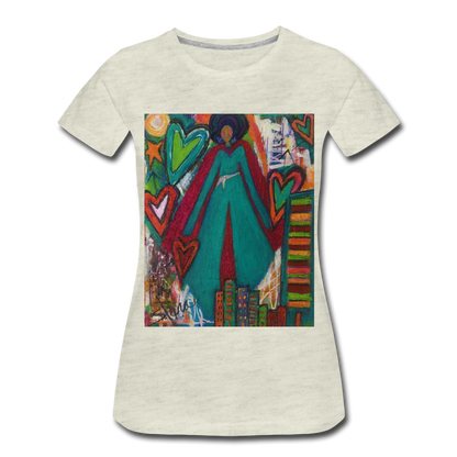 Women’s Premium T-Shirt - heather oatmeal