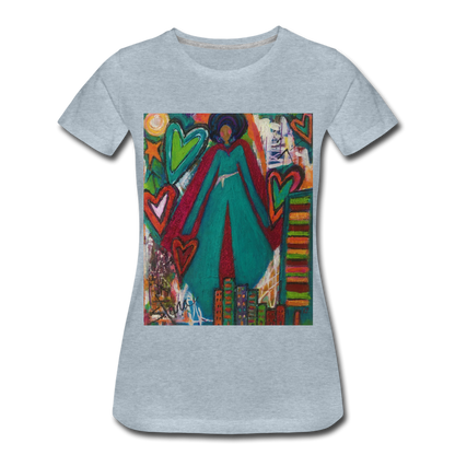 Women’s Premium T-Shirt - heather ice blue
