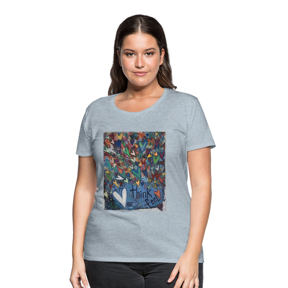 Women’s Premium T-Shirt - heather ice blue