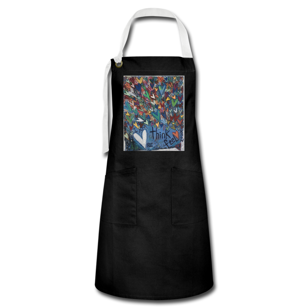 Artisan Apron - black/white