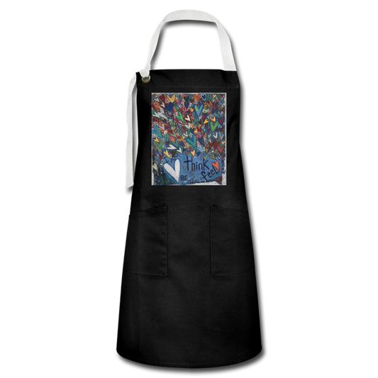 Artisan Apron - black/white