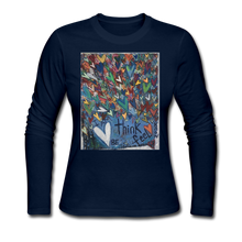 Load image into Gallery viewer, Women&#39;s Long Sleeve Jersey T-Shirt - navy
