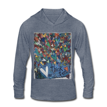 Load image into Gallery viewer, Unisex Tri-Blend Hoodie Shirt - heather blue
