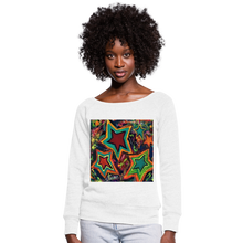 Load image into Gallery viewer, Women&#39;s Wideneck Sweatshirt - white
