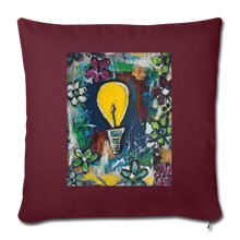 Load image into Gallery viewer, Throw Pillow Cover 18” x 18” - burgundy
