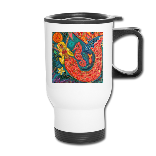 Travel Mug - white