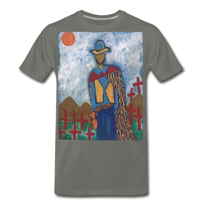 Men's Premium T-Shirt - asphalt gray