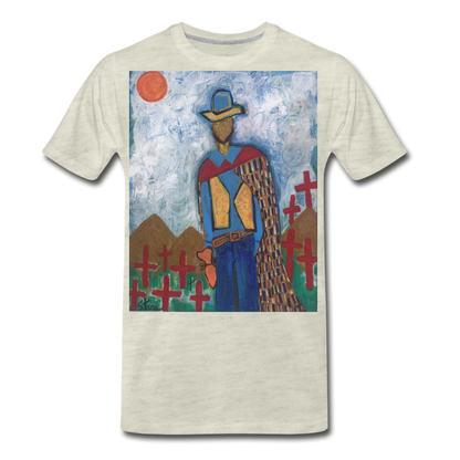 Men's Premium T-Shirt - heather oatmeal