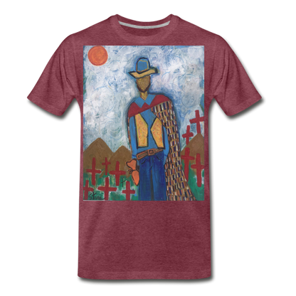 Men's Premium T-Shirt - heather burgundy