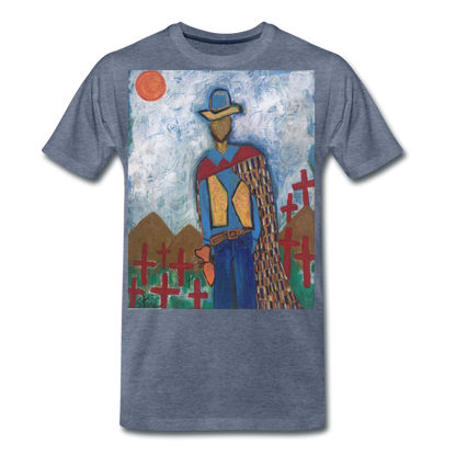 Men's Premium T-Shirt - heather blue