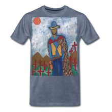 Load image into Gallery viewer, Men&#39;s Premium T-Shirt - heather blue
