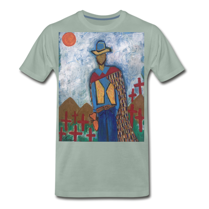 Men's Premium T-Shirt - steel green