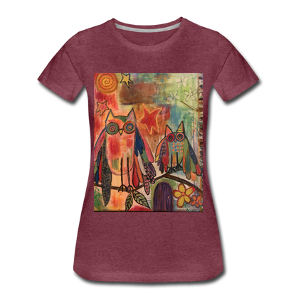 Women’s Premium T-Shirt - heather burgundy