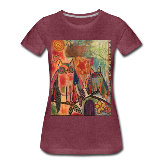 Women’s Premium T-Shirt - heather burgundy