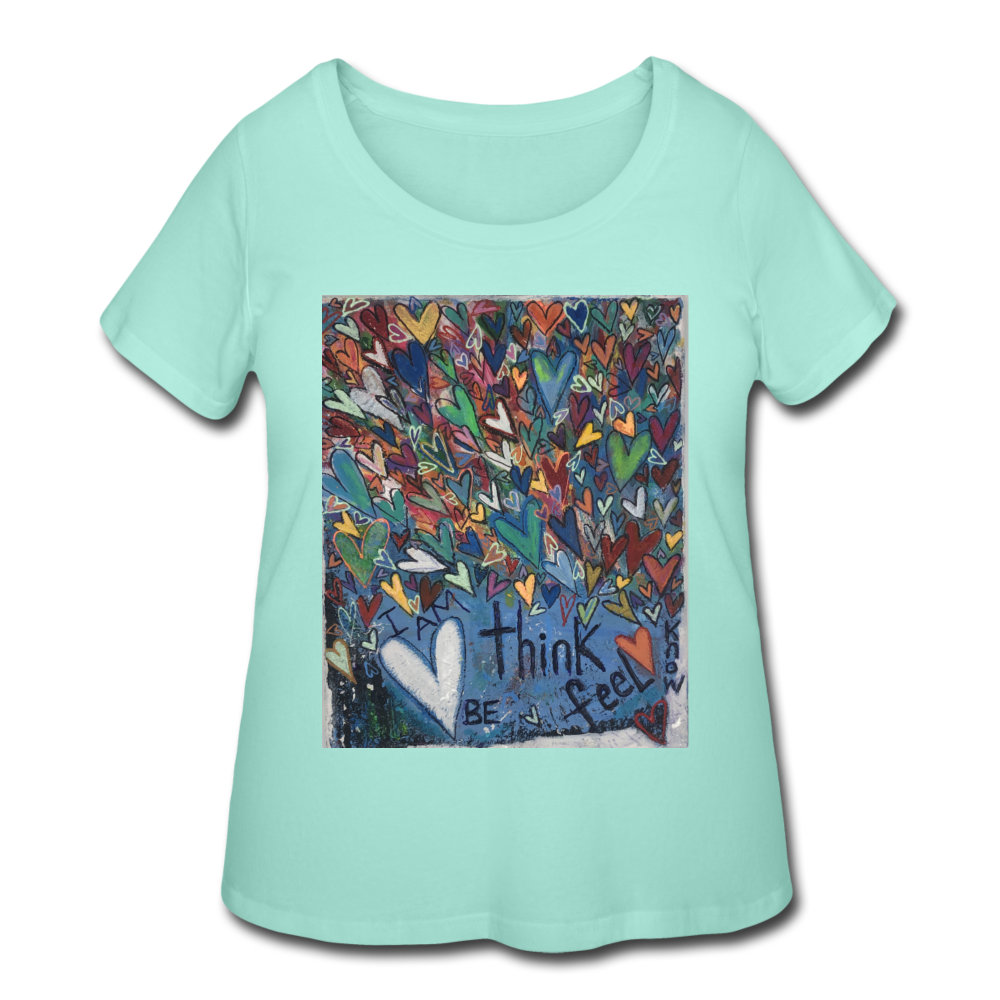 Women’s Curvy T-Shirt - mint