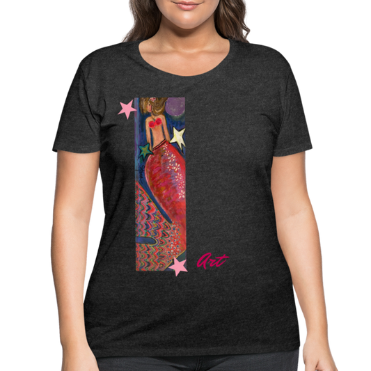 Women’s Curvy T-Shirt - deep heather