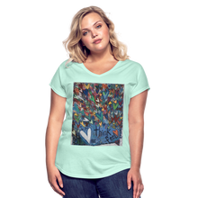 Load image into Gallery viewer, Women&#39;s Tri-Blend V-Neck T-Shirt - mint
