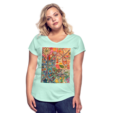 Load image into Gallery viewer, Women&#39;s Tri-Blend V-Neck T-Shirt - mint
