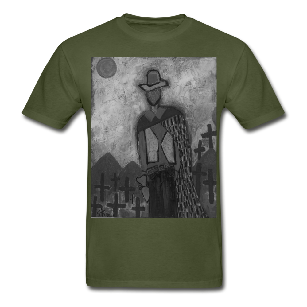 Hanes Adult Tagless T-Shirt - military green