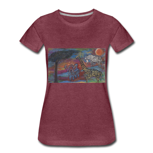 Women’s Premium T-Shirt - heather burgundy