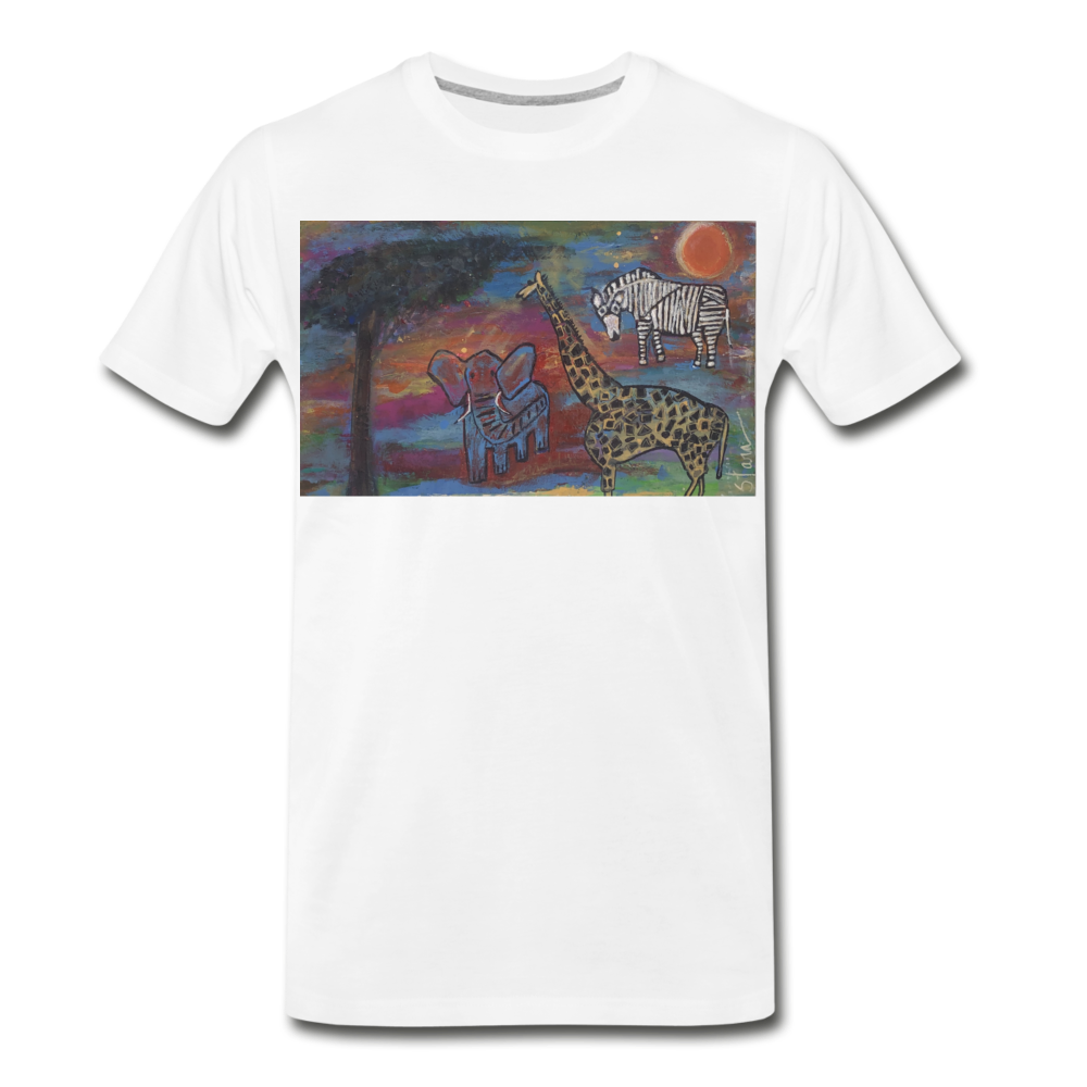 Men's Premium T-Shirt - white