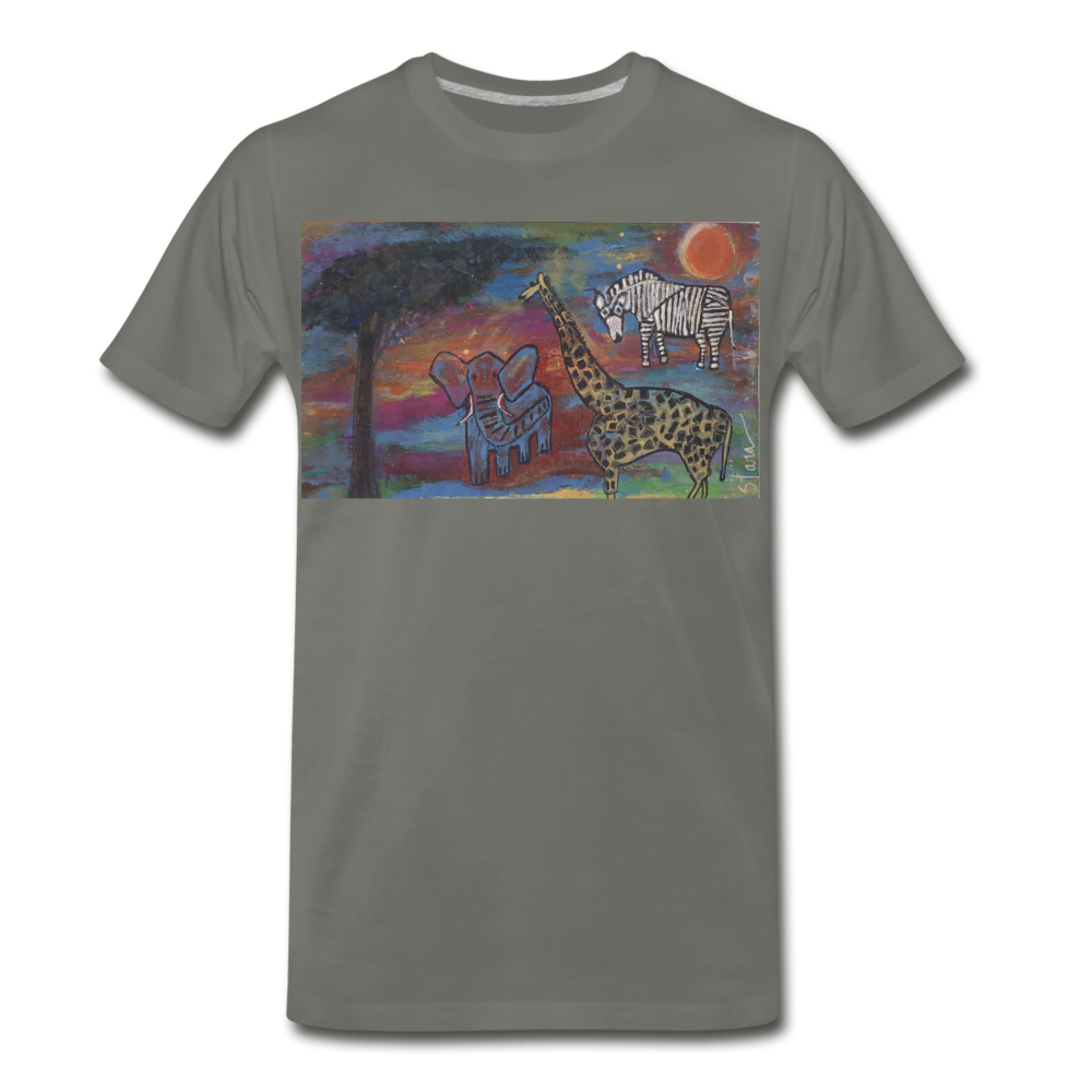 Men's Premium T-Shirt - asphalt gray