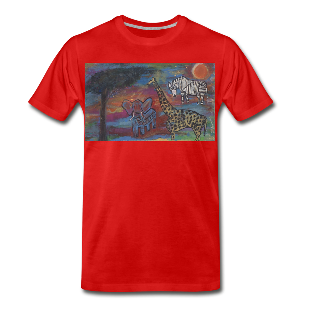 Men's Premium T-Shirt - red