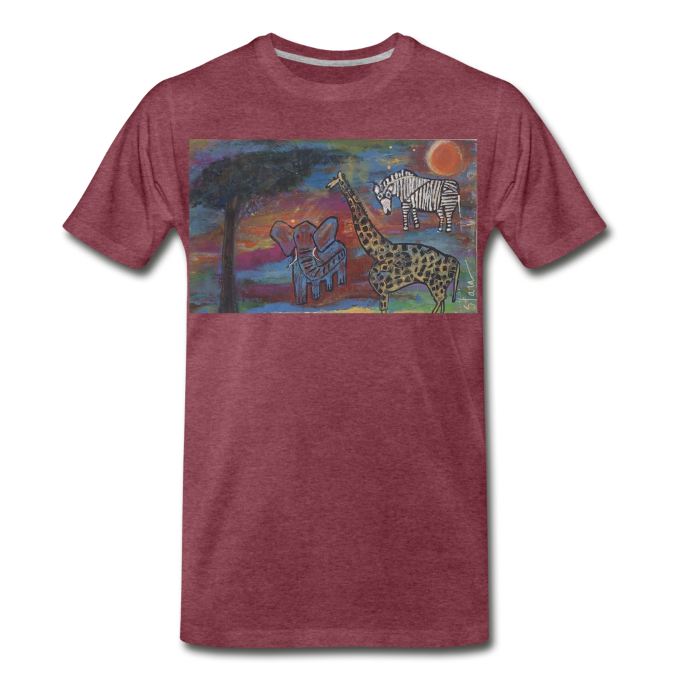 Men's Premium T-Shirt - heather burgundy